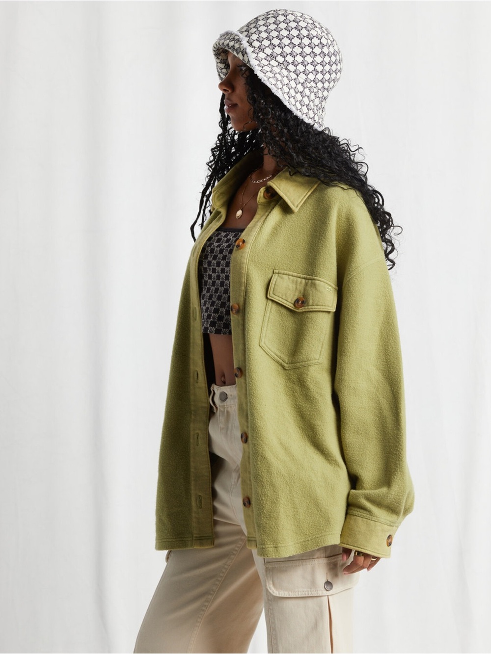 Billabong Anytime Shacket - Avocado